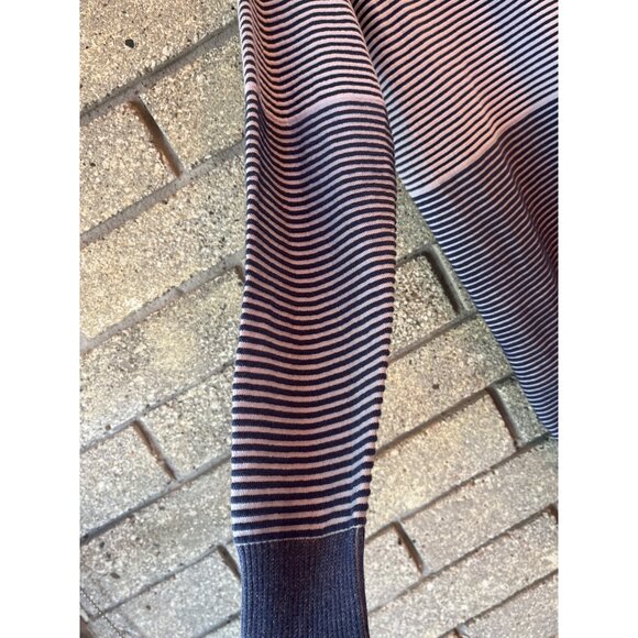 Anthropologie Daily Practice Navy & White Striped Knit Sweater Dress Size S - Picture 6 of 9